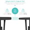 Best Choice Products 32in Bar Height Folding Table, Indoor Outdoor Accessory w/ Thick Table Top, 330lb Capacity